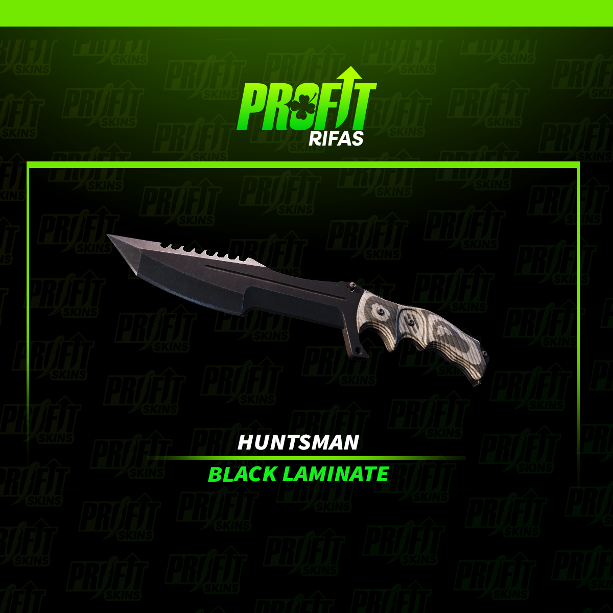 HUNTSMAN | BLACK LAMINATE