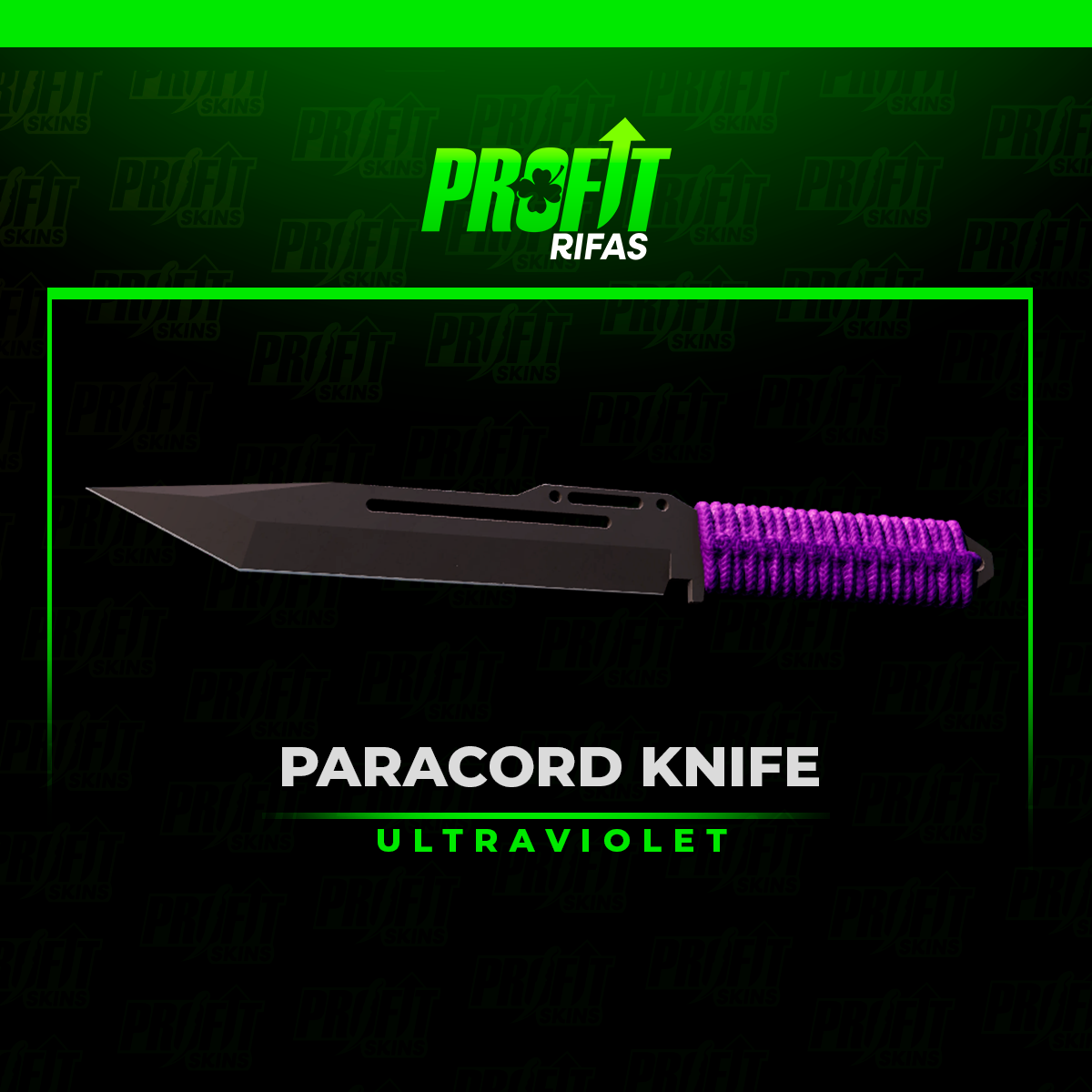 PARACORD KNIFE | ULTRAVIOLET -