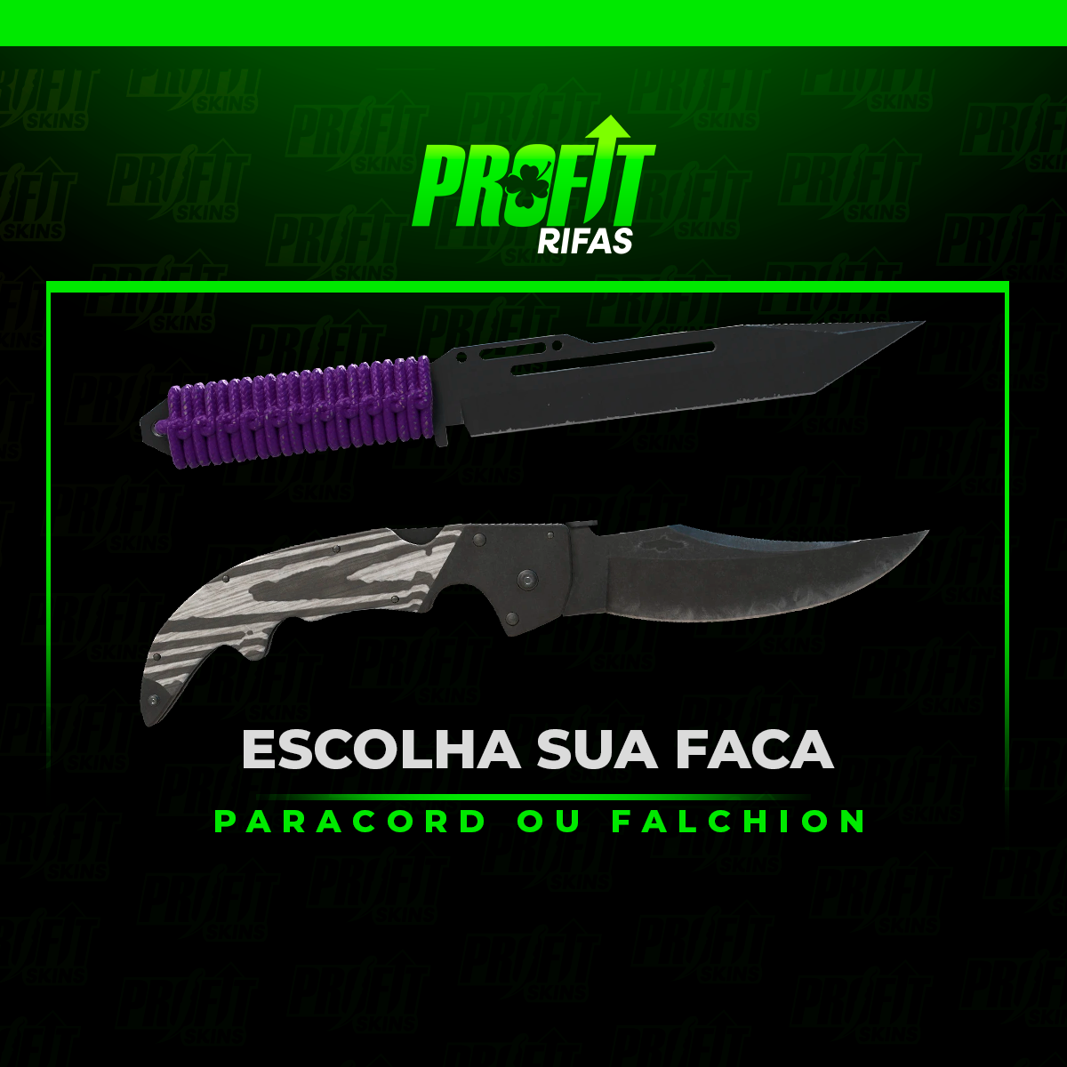 PARACORD OU FALCHION