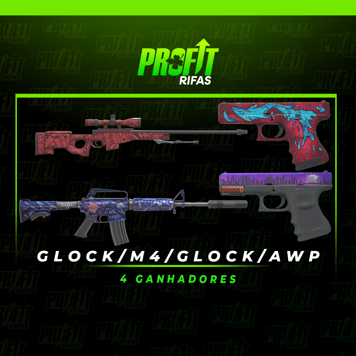GLOCK/M4/GLOCK/AWP